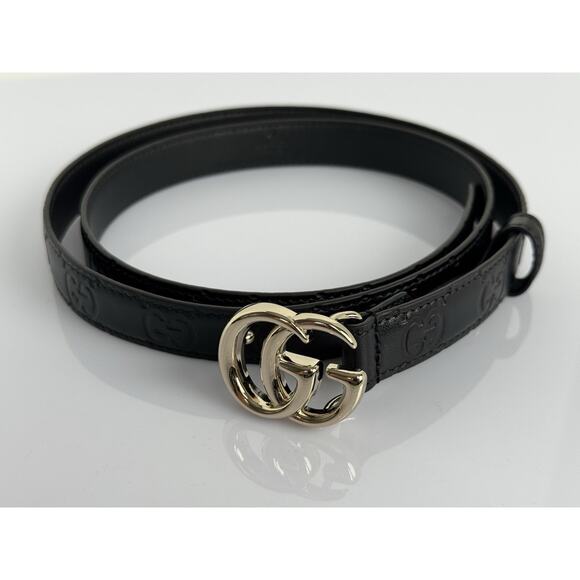 Gucci GG Leather Belt - Picture 1 of 9